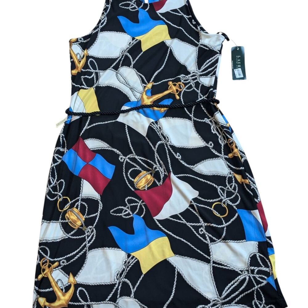 Ralph Lauren NWT Nautical Anchor Dress Large